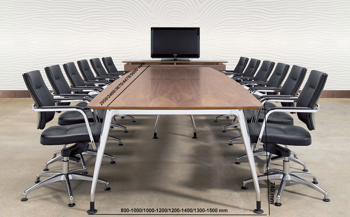 Gimmy Barrel Shaped Meeting Table Size Img