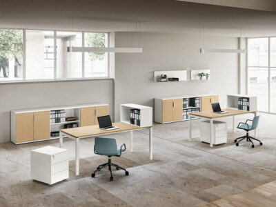 Marcell Operational Office Desk With Optional Return 2