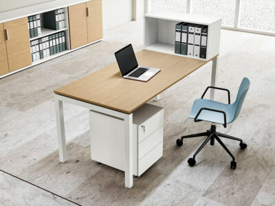 Marcell Operational Office Desk With Optional Return 3
