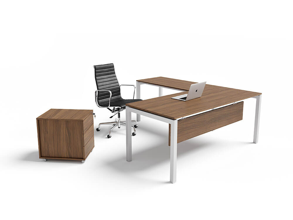 Marcell – Operational Office Desk With Optional Return 11