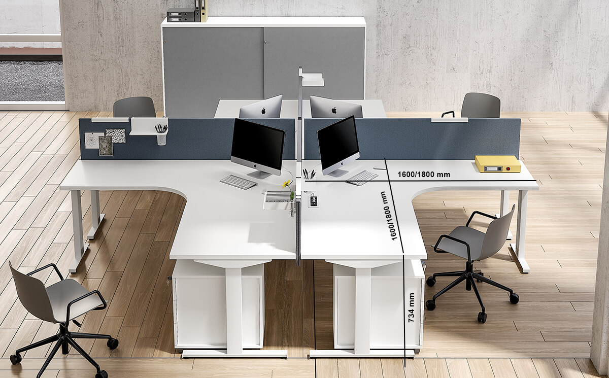 Natala 1 Curved Operational Desk With Return And Optional Dividing Screen Size Img