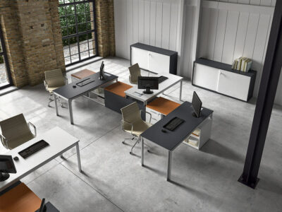 Neko 3 L Shaped Legs Operational Office Desk 1