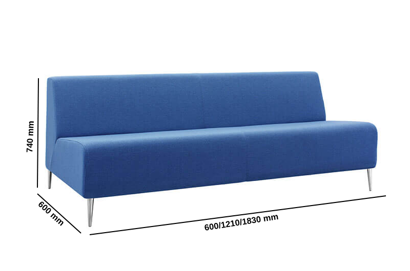 Sadhvi One Two And Three Seater Sofa With Optional Table Hub Size Img