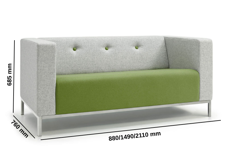 Sadiqa One Two And Three Seater Sofa With Optional Cushion Size Img