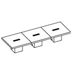 Medium Rectangular Shape Table (12 Persons)