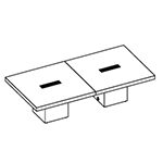 Small Rectangular Shape Table (8 Persons)