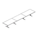 Large Rectangular Shape Table (18 and 22 Persons)