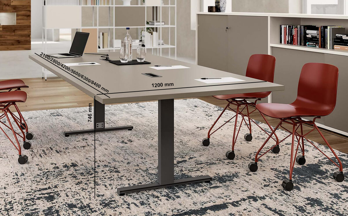 Natala 4 Rectangular Meeting Room Table