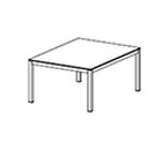 Square Shape Table (2 and 4 Persons)