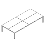 Neko 2 – Medium Rectangular Shape Table (12 And 14 Persons) 2