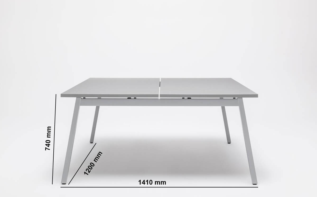 Padak 1 – A Legs Operational Office Desk For 2, 4 And 6 Persons