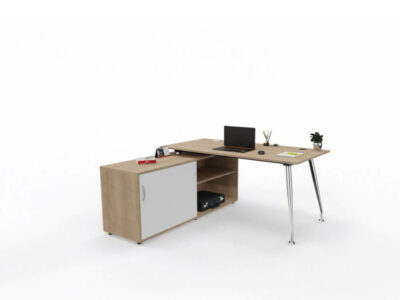 Pakhi Executive Desk With Optional Return And Credenza Unit 04