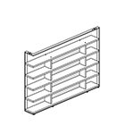 L2720 x D360 x H1910 (5 Shelves Bookcase)