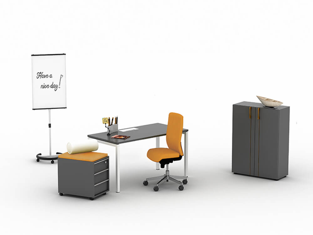 Alessio Executive Desk With Optional Return And And Modesty Panel 2