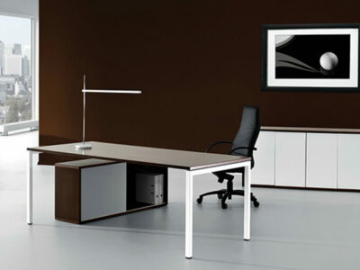 Alessio1 Executive Desk With Optional Credenza Unit Featured Image