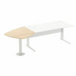 Desk With Bow Extension Meeting Table