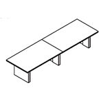 Medium Rectangular Shape Table (10 and 12 Persons)