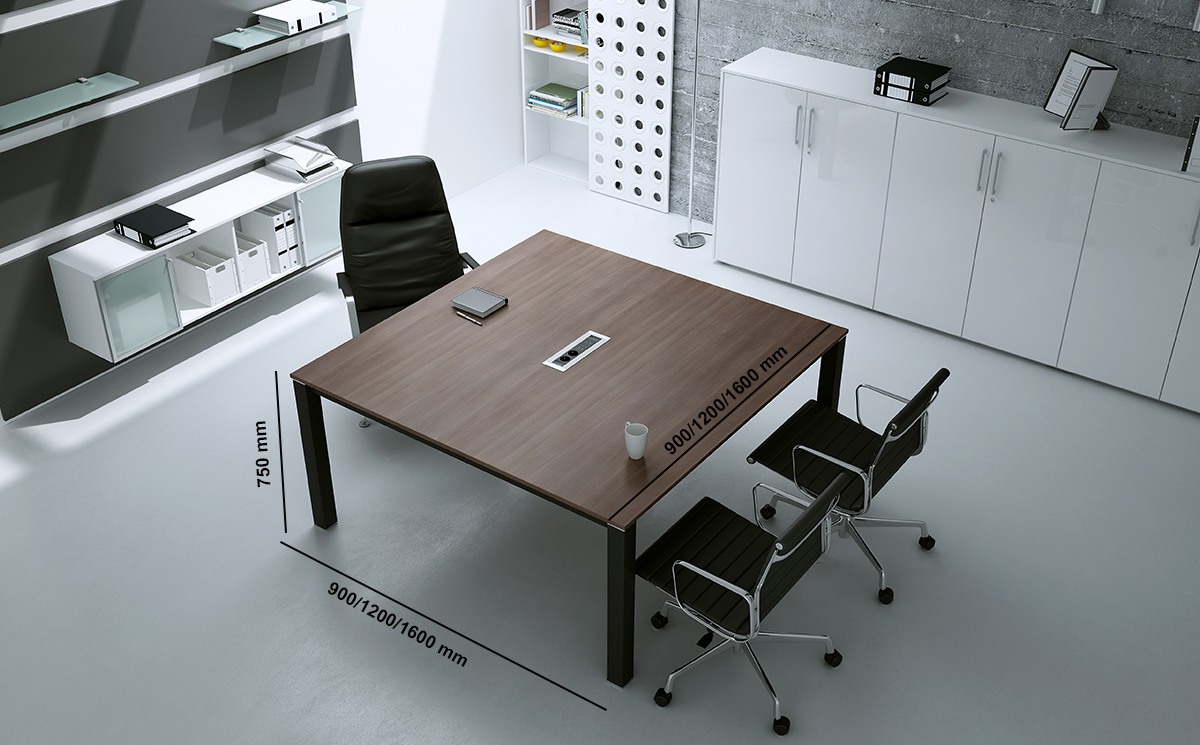 Dalwin Square Meeting Table Size Img