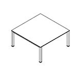 Square Shape Table (2, 4 and 8 Persons)