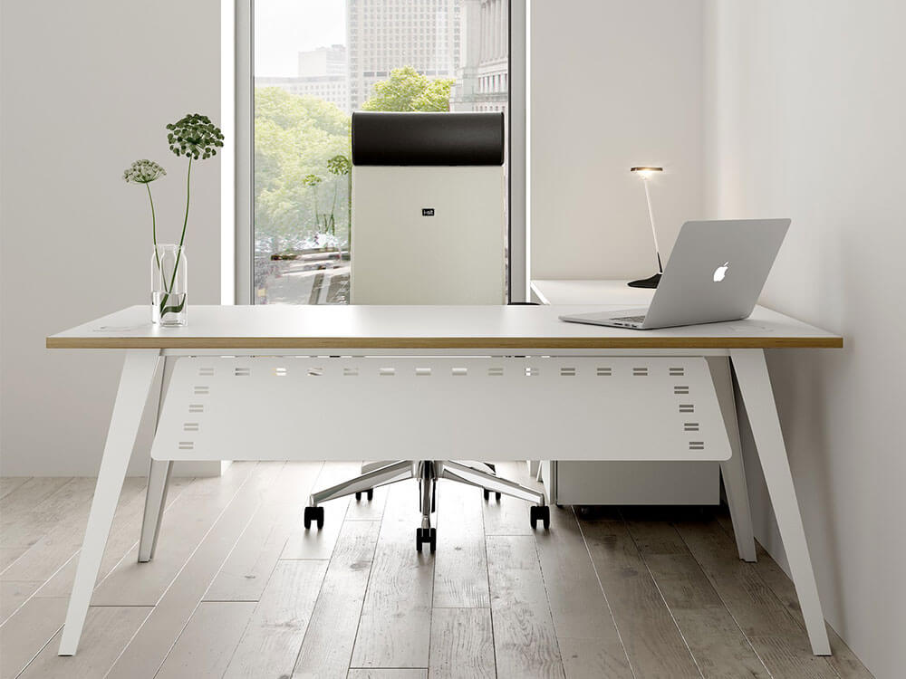 Eash Executive Desk With Optional Return And Pedestal Unit 04