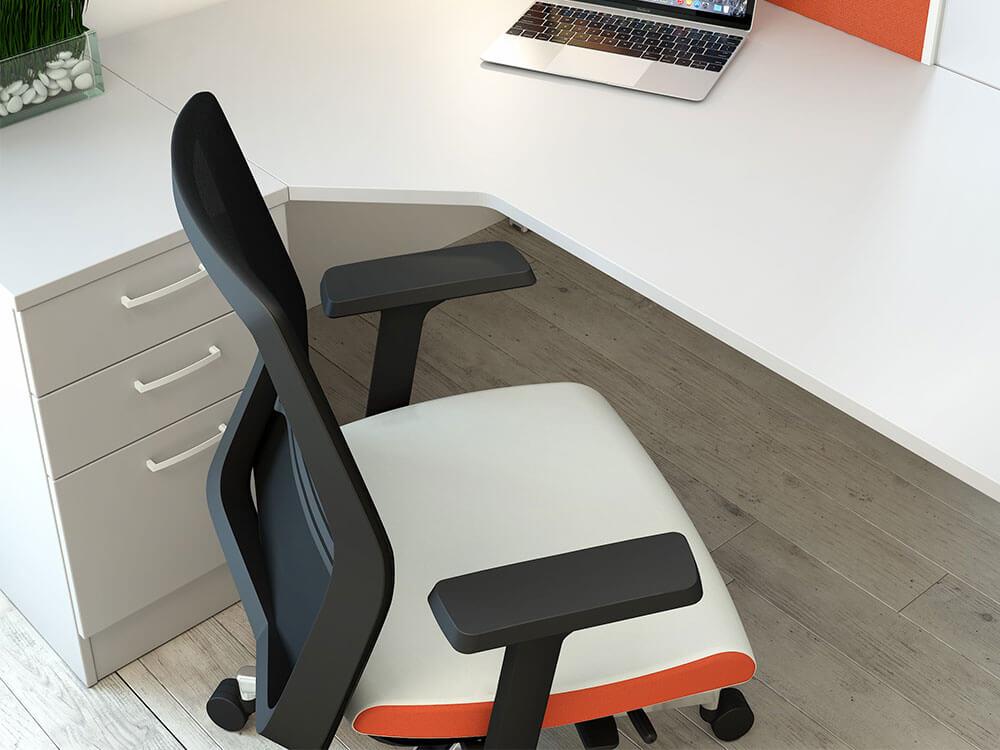 Eaton 1 Height Adjustable Executive Desk With Optional Return Pedestal Unit 02