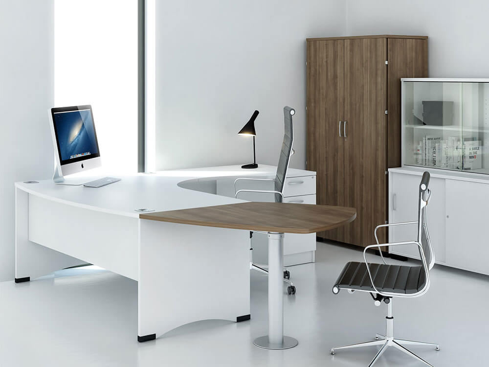 Edan 1 Executive Desk With Optional Return Unit And Meeting Table 03 Img