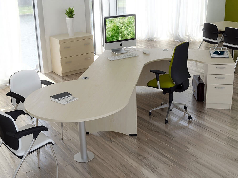Edan 1 Executive Desk With Optional Return Unit And Meeting Table 09 Img