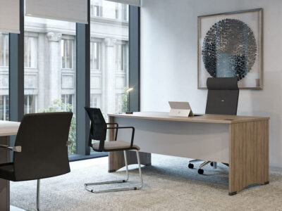Edan Executive Desk With Optional Return Unit And Pedestal Main Img
