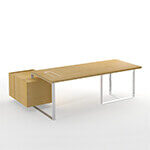 Desk With Credenza Unit