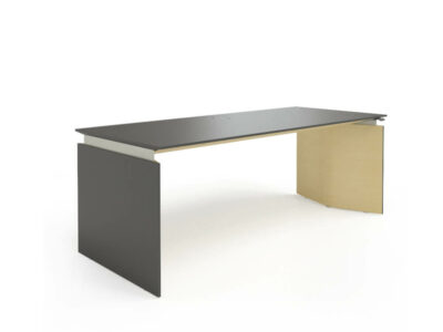 Fabron 1 Operational Desk With Height Adjustable Panel Legs And Operational Credenza
