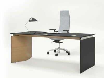 Fabron 1 Operational Desk With Height Adjustable Panel Legs And Operational Credenza 9