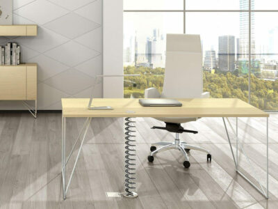 Fendi Executive Desk With Steel Legs Featured Image