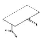 Small Rectangular Shape Table (6 and 8 Persons)