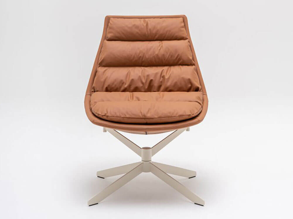 Maanav – Armchair With Draped Cushion 2
