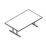 Oaka Rectangular Meeting Room Table 2 Pic Leg Small 01