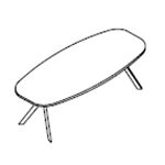 Small Oval Shape Table