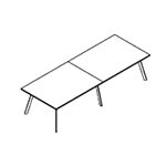 Medium Rectangular Shape Table (10 and 12 Persons)