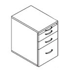 Skmr 2 Drawers And 1 X Fillng Drawer