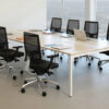 Alessio 5 Large Straight Meeting Room Desk 4