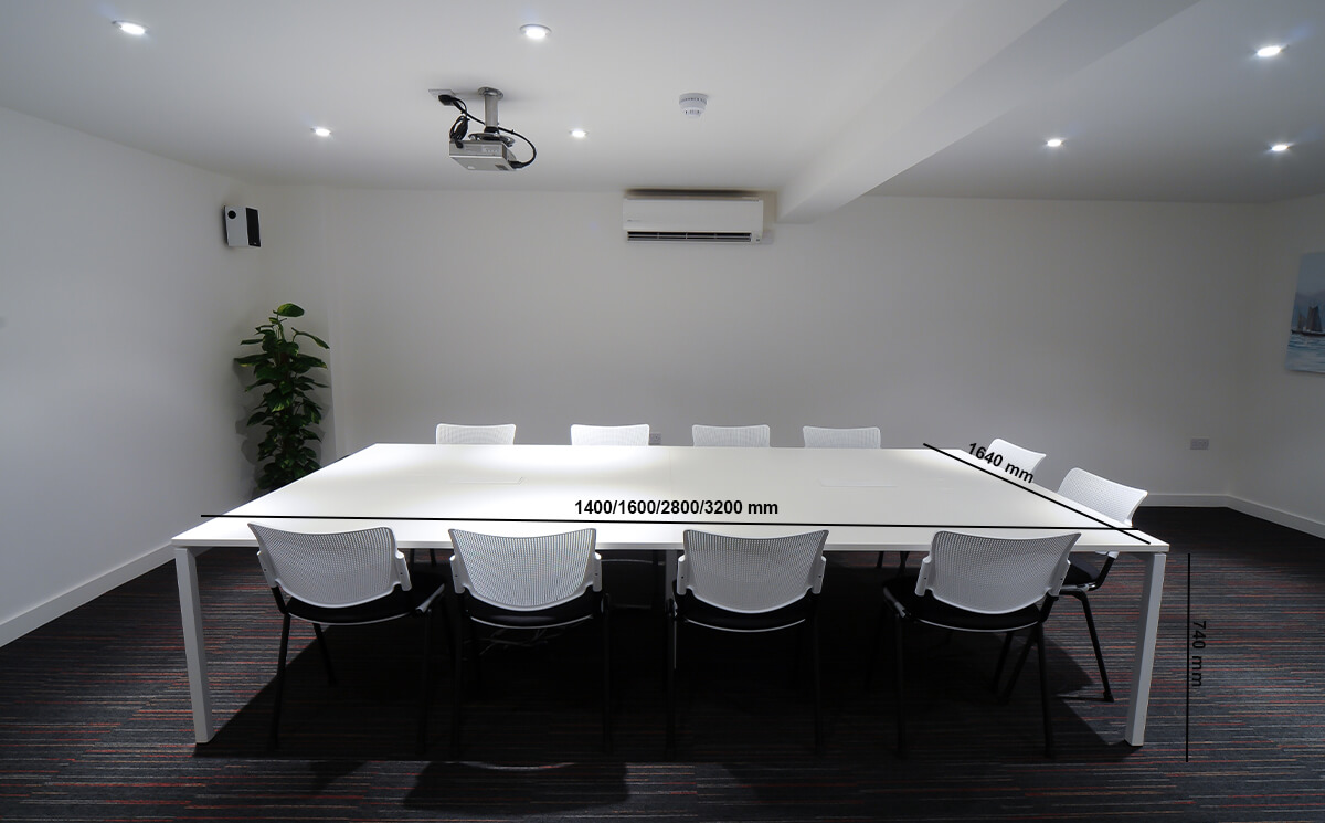 Alessio 5 Wide Meeting Table