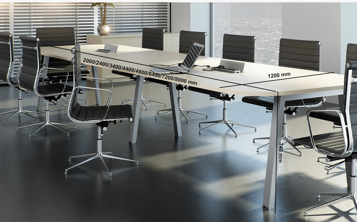Eilif – D Ended Meeting Room Table