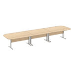 Large Rounded Corner Shape Table(14, 16 and 20 Persons - T Legs)