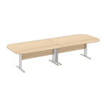 Medium Rounded Corner Shape Table(10 Persons - T Legs)
