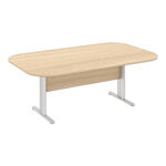 Small Rounded Corner Shape Table (6 and 8 Persons - T Legs)