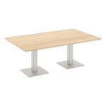 Small Rectangular Shape Table(6 and 8 Persons - Square Base Legs)