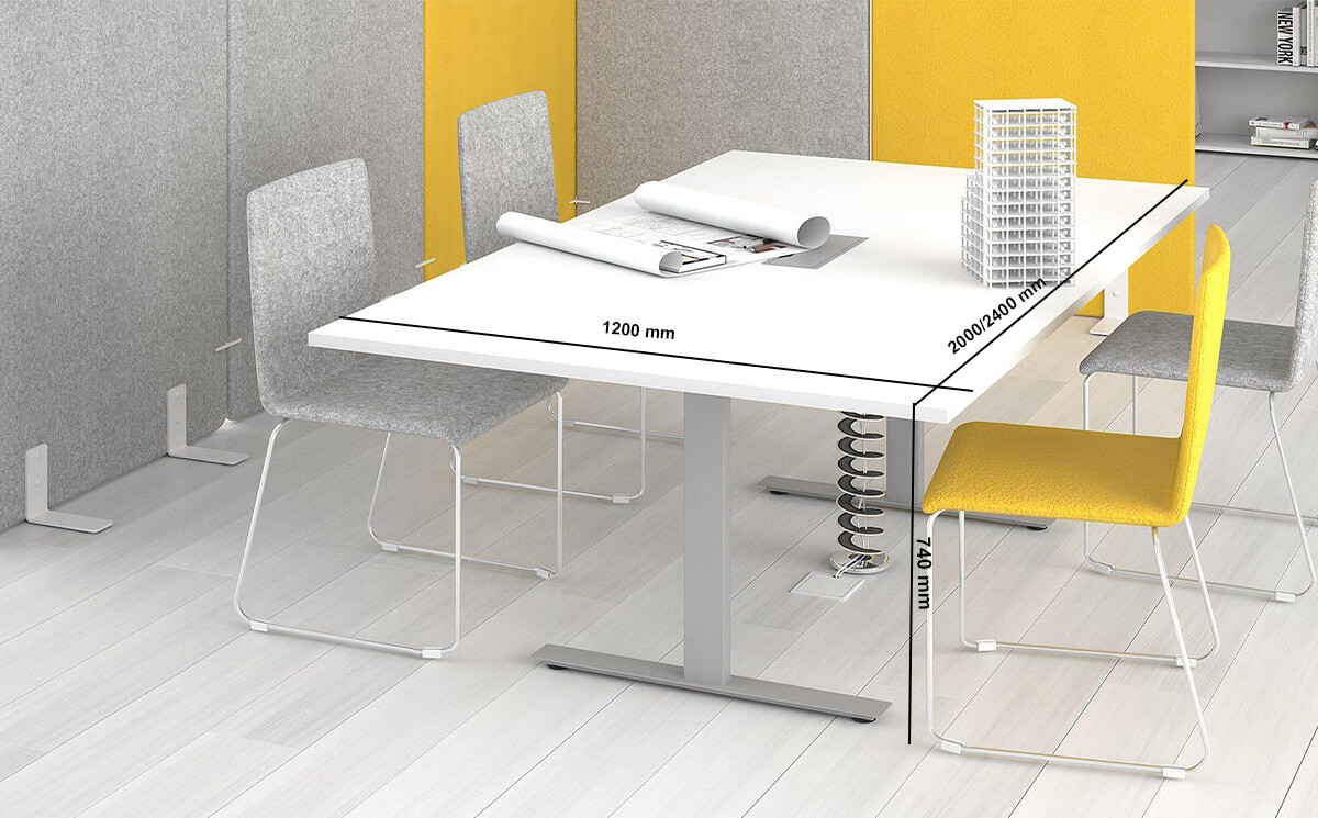 Fable 1 Meeting Table With T Shaped Legs