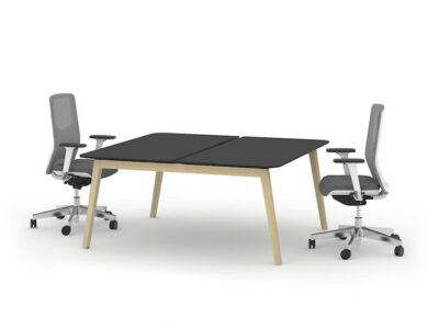 Fahri 1 Bench Desk For 2,4 And 6 Persons With Wood Legs 5