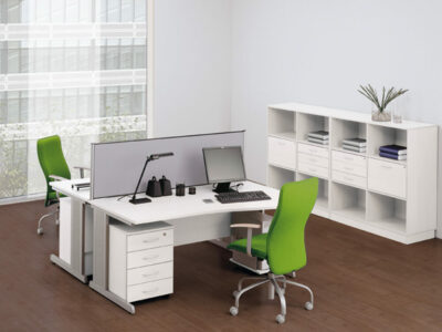 Falan 3 Wave Top Operational Desk For 2 Persons 1