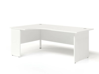 Fannie 1 Corner Panel Legs Desk With Return And Modesty Panel