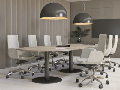 Faraday Meeting Table With Round Ends